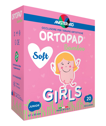 CEROTTO OCULARE PER ORTOTTICA ORTOPAD SOFT GIRLS JUNIOR 20 PEZZI - doctorpill.it