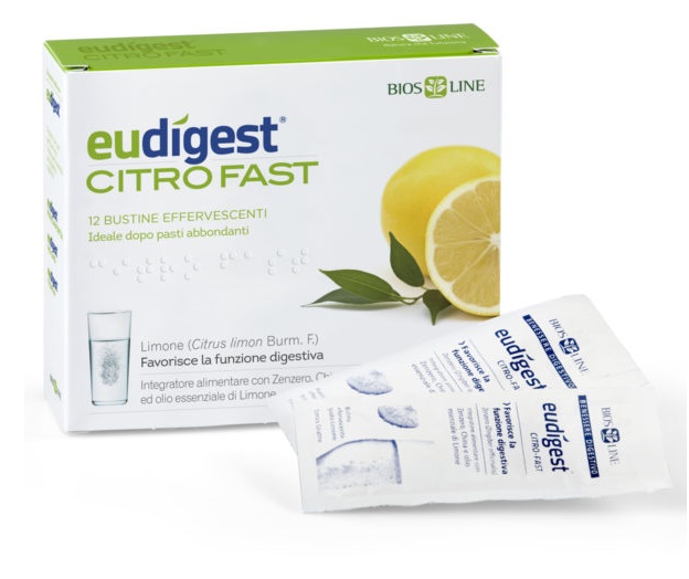 BIOSLINE EUDIGEST CITRO FAST 12 BUSTINE EFFERVESCENTI - doctorpill.it