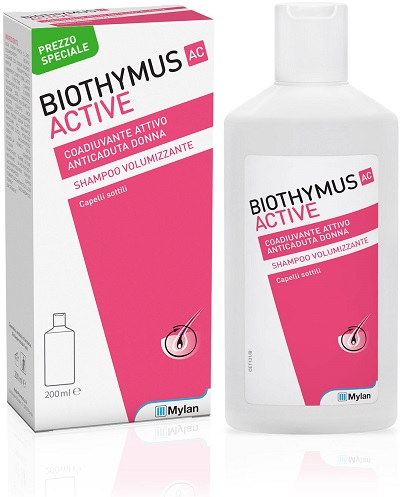 BIOTHYMUS AC ACTIVE SHAMPOO VOLUMIZZANTE DONNA 200 ML PREZZO SPECIALE - doctorpill.it