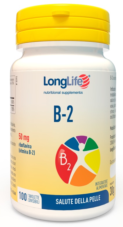 LONGLIFE B2 50 MG 100 TAVOLETTE DIVISIBILI - doctorpill.it