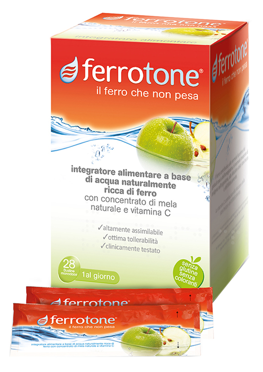 FERROTONE APPLE 28 SACCHETTI 25 ML - doctorpill.it