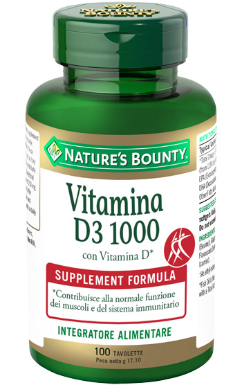 VITAMINA D3/1000 100 TAVOLETTE - doctorpill.it