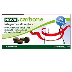 NOVA CARBONE VEGETALE 40 COMPRESSE - doctorpill.it