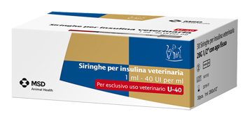 SIRINGA INSULINA USO VETERINARIO MSD-AH 30 SIRINGHE 40 UI/ML - doctorpill.it