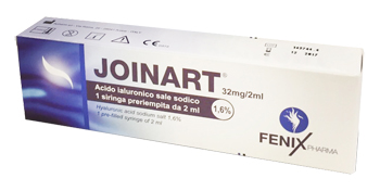 SIRINGA INTRA-ARTICOLARE JOINART ACIDO IALURONICO 1,6% 2 ML 3 PEZZI - doctorpill.it