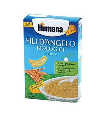 HUMANA FILI D'ANGELO PASTINA BIOLOGICA 320 G - doctorpill.it
