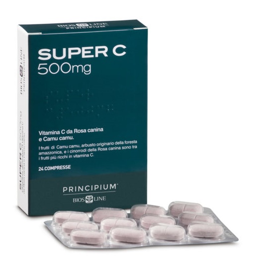 PRINCIPIUM SUPER C 500 24 COMPRESSE 24,2 G - doctorpill.it