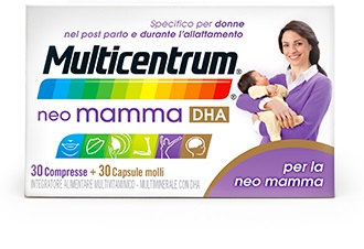 MULTICENTRUM NEO MAMMA DHA 30 COMPRESSE + 30 CAPSULE MOLLI - doctorpill.it