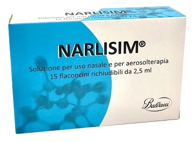 NARLISIM SOLUZIONE PER USO NASALE E AEROSOLTERAPIA 15 FLACONCINI RICHIUDIBILI DA 2,5 ML L'UNO - doctorpill.it