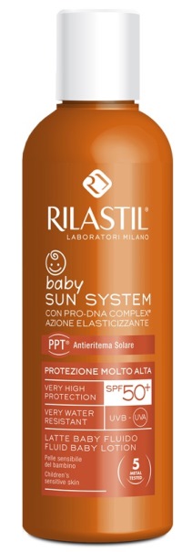 RILASTIL SUN SYSTEM PHOTO PROTECTION THERAPY SPF50+ BABY FLUIDO 200 ML - doctorpill.it
