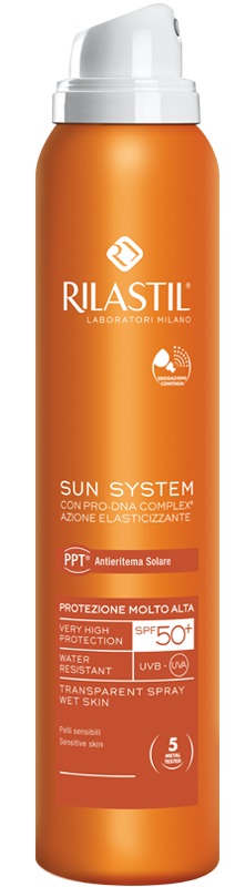 RILASTIL SUN SYSTEM PHOTO PROTECTION THERAPY SPF50+ TRANSPARENT SPRAY 200 ML - doctorpill.it