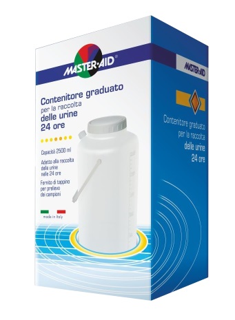 CONTENITORE RACCOLTA URINA MASTER-AID 24 H 2500 ML - doctorpill.it