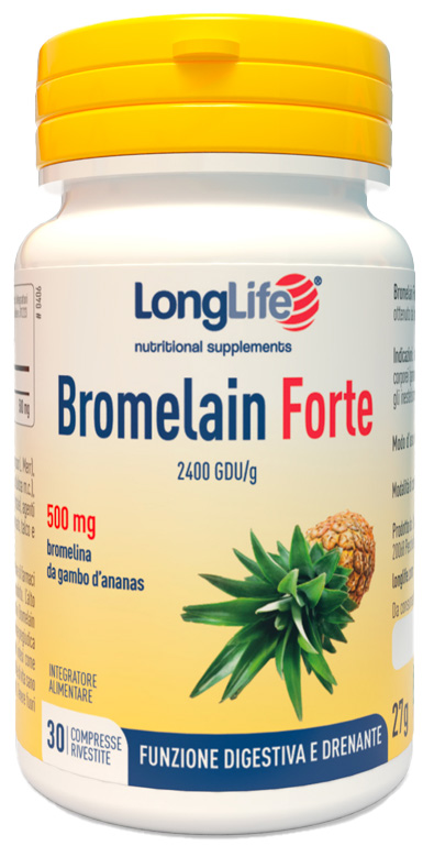 LONGLIFE BROMELAIN FORTE 30 COMPRESSE - doctorpill.it