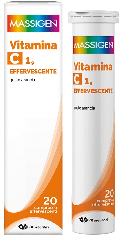 MASSIGEN VITAMINA C 1G EFFERVESCENTE 20 COMPRESSE - doctorpill.it