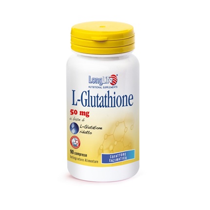 LONGLIFE L-GLUTATHIONE 50 MG 90 COMPRESSE - doctorpill.it
