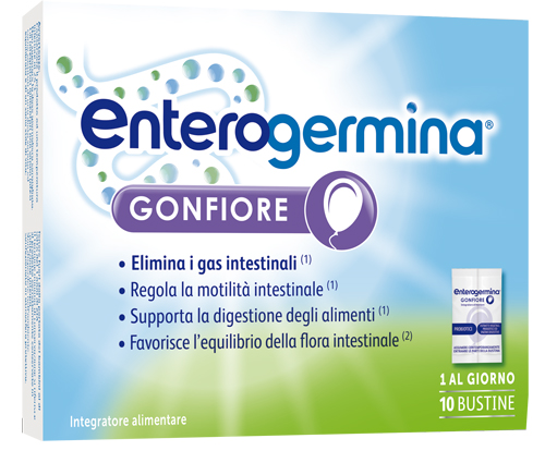 ENTEROGERMINA GONFIORE 10 BUSTINE BIPARTITE - doctorpill.it