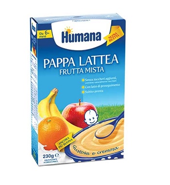HUMANA PAPPA FRUTTA MISTA 230 G - doctorpill.it