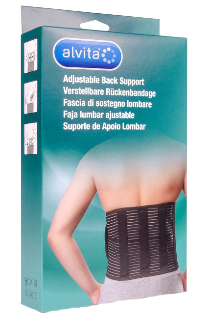ALVITA FASCIA LOMBARE MISURA 1 CIRCONFERENZA 80-100 CM - doctorpill.it