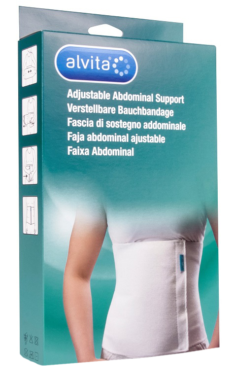 ALVITA FASCIA ADDOMINALE MISURA 2 CIRCONFERENZA 95-100 CM - doctorpill.it