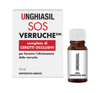 DISPOSITIVO MEDICO PER VERRUCHE IN FLACONE CON PENNELLINO 10 ML + 9 CEROTTI COPRIVERRUCA - doctorpill.it