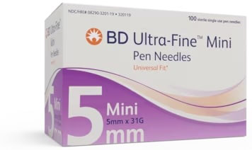 AGO PER PENNA DA INSULINA THINWALL BD GAUGE 31 5 MM 100 PEZZI - doctorpill.it