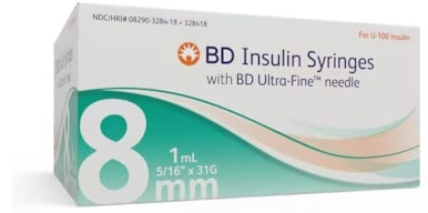 AGO PER PENNA DA INSULINA THINWALL BD GAUGE 31 LUNGHEZZA 8 M100 PEZZI - doctorpill.it