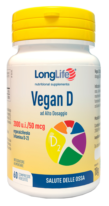 LONGLIFE VEGAN D 60 COMPRESSE - doctorpill.it