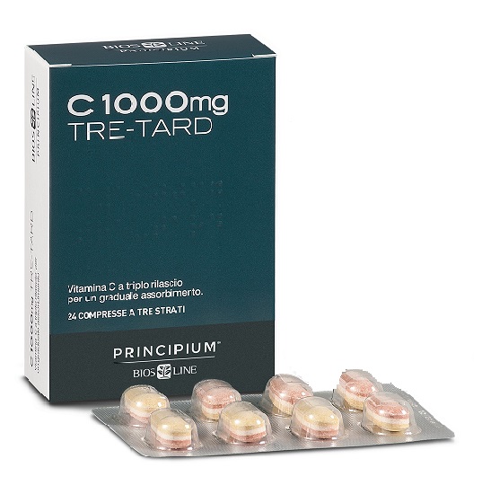 PRINCIPIUM C 1000 MG TRE-TARD 24 COMPRESSE A TRE STRATI - doctorpill.it