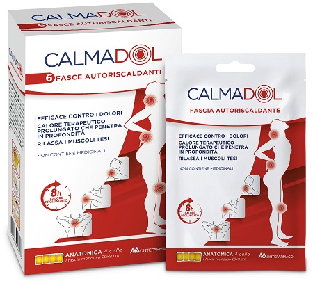 CALMADOL FASCIA RISCALDANTE PACK 6 PEZZI - doctorpill.it