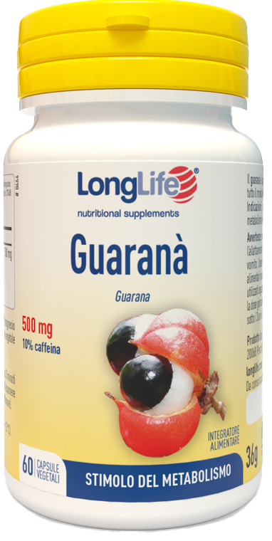 LONGLIFE GUARANA' 60 CAPSULE VEGETALI - doctorpill.it