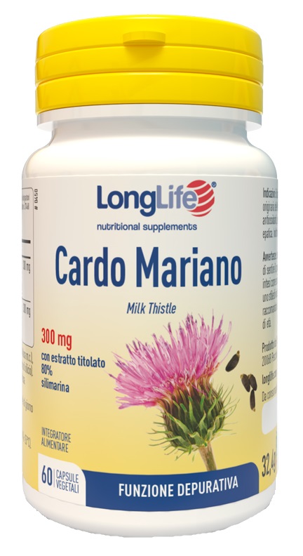 LONGLIFE CARDO MARIANO 60 CAPSULE VEGETALI - doctorpill.it