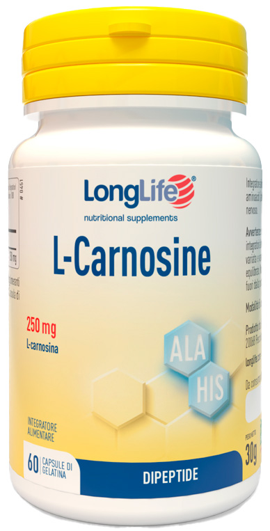LONGLIFE L-CARNOSINE 60 CAPSULE - doctorpill.it