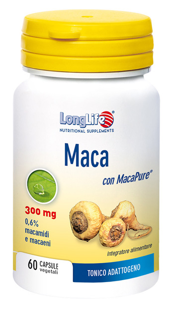 LONGLIFE MACA 60 CAPSULE VEGETALI DA 550 MG - doctorpill.it