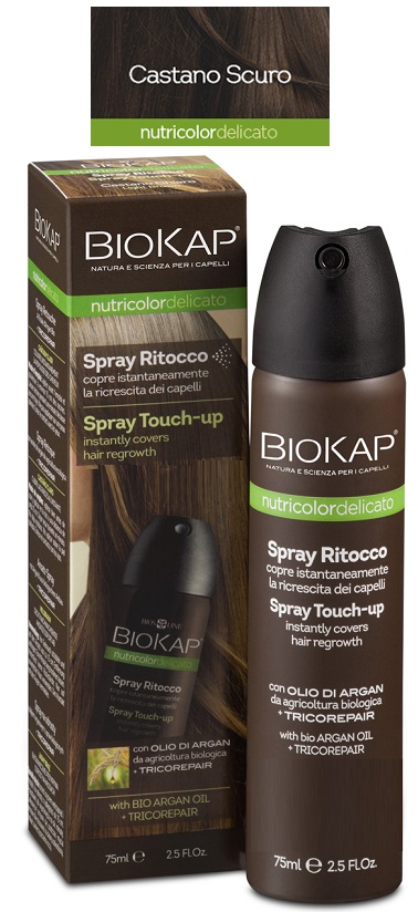 BIOS LINE BIOKAP NUTRIDEL SPRAY RITOCCO CASTANO SCURO 75 ML - doctorpill.it