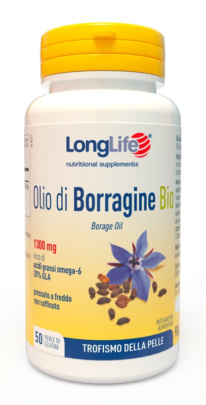 LONGLIFE OLIO BORRAGINE BIO 50 PERLE IN GELATINA - doctorpill.it