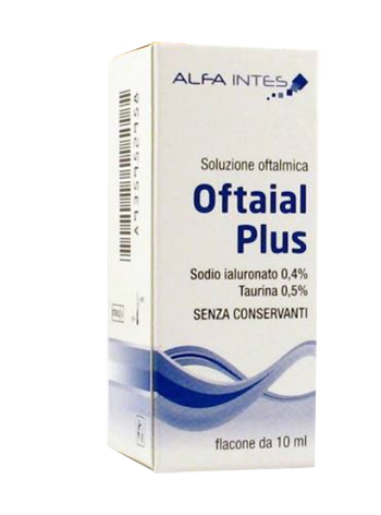 SOLUZIONE OFTALMICA OFTAIAL PLUS ACIDO IALURONICO 0,4% E TAURINA 10ML - doctorpill.it
