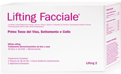 TC LIFTING FACCIALE 1 TERZO DEL VISO SOTTOMENTO E COLLO LIFTING 2  30 ML + CREMA SOLIDA 50 ML - doctorpill.it