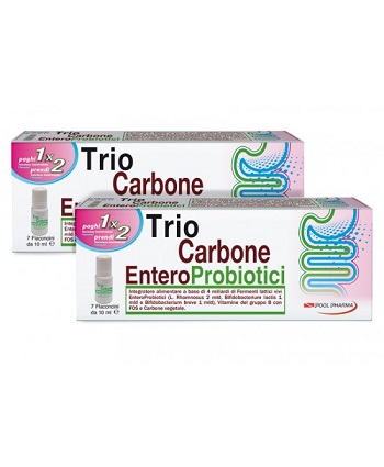 TRIOCARBONE ENTEROPROBIOTICI 7 FLACONCINI X 10 ML - doctorpill.it