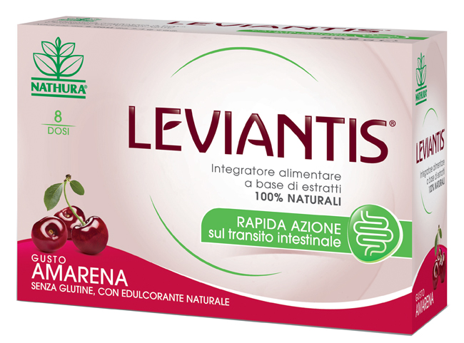 LEVIANTIS SENZA GLUTINE GUSTO AMARENA 8 DOSI / 16 BUSTE - doctorpill.it