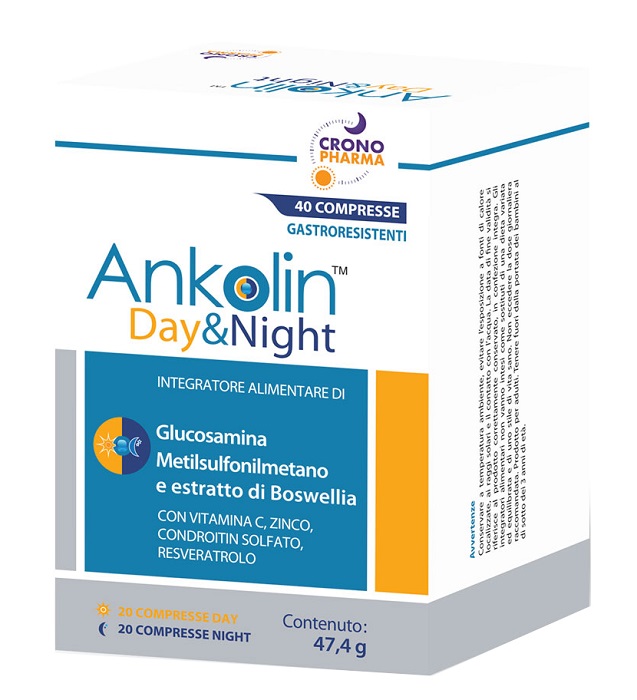 ANKOLIN DAY&NIGHT 20 COMPRESSE GASTRORESISTENTI DAY + 20 COMPRESSE GASTRORESISTENTI NIGHT - doctorpill.it