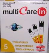 TEST TRIGLICERIDI MULTICARE IN STRISCE CON ASPIRAZIONE CAPIILLARE 5 PEZZI - doctorpill.it