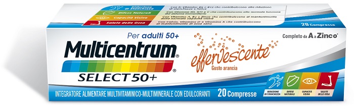 MULTICENTRUM SELECT EFFERVESCENTE 20 COMPRESSE - doctorpill.it