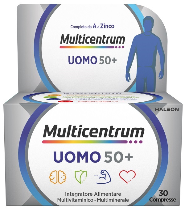 MULTICENTRUM UOMO 50+ 30 COMPRESSE - doctorpill.it