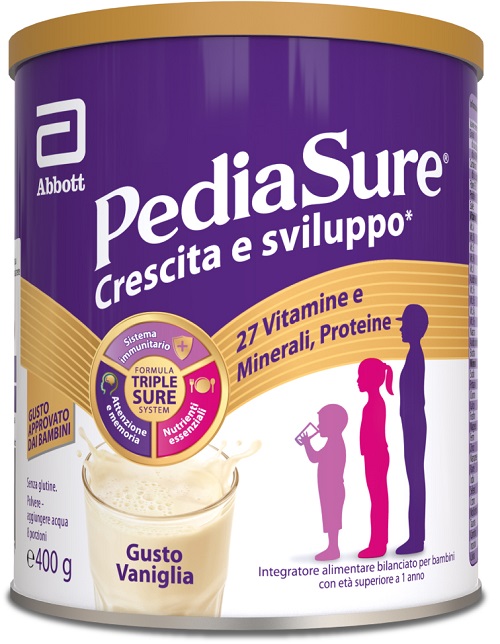 PEDIASURE CRESCITA&SVILUPPO VANIGLIA 400 G - doctorpill.it