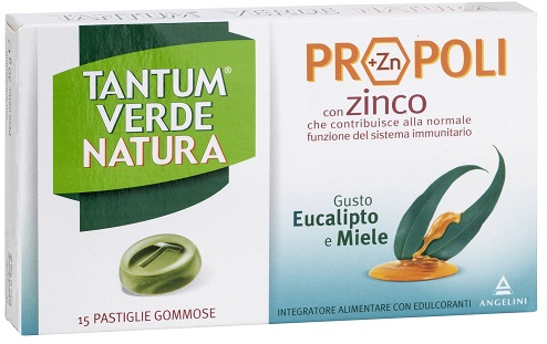 TANTUM VERDE NATURA PASTIGLIE GOMMOSE EUCALIPTO & MIELE 30 G - doctorpill.it