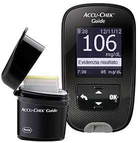 KIT GLUCOMETRO ACCU-CHEK GUIDE MG/DL + PUNGIDITO FASTCLIX - doctorpill.it