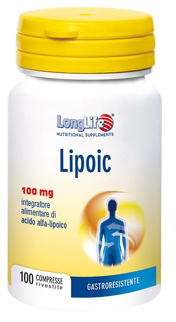 LONGLIFE LIPOIC 100 MG 100 CAPSULE RIVESTITE DA 400 MG - doctorpill.it