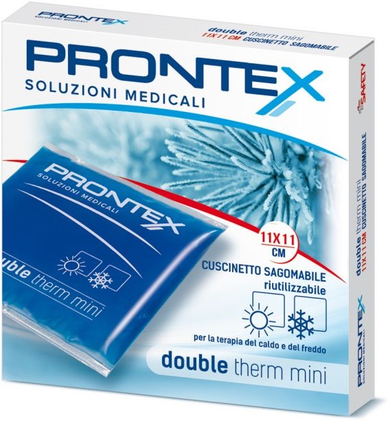 PRONTEX CUSCINETTO IN GEL RIUTILIZZABILE DOUBLE THERM 11X11CM - doctorpill.it