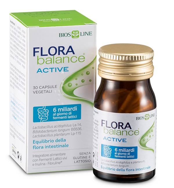 BIOSLINE FLORABALANCE ACTIVE 30 CAPSULE VEGETALI - doctorpill.it