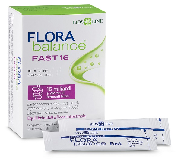 BIOSLINE FLORABALANCE FAST 10 BUSTINE OROSOLUBILI - doctorpill.it